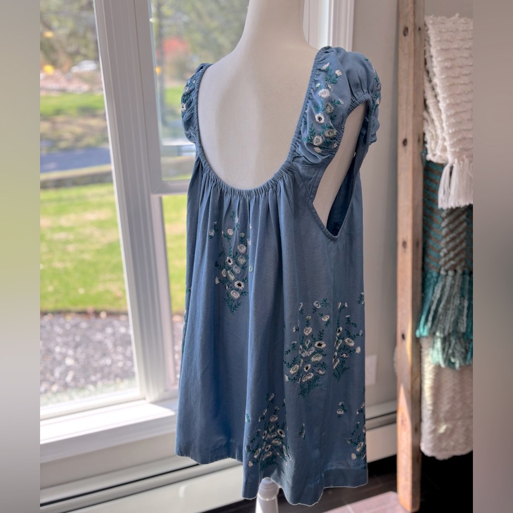 Free People Wildflower Embroidered Minidress - Picture 14 of 15